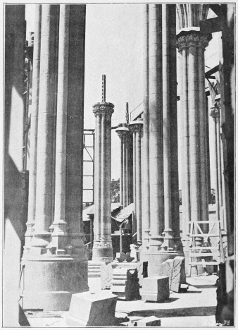Lámina 16. VITORIA Catedral nueva: Estado de las obras en octubre de 1912.