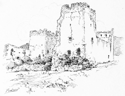 GUEVARA Ruinas del Palacio de los Marqueses del mismo título.