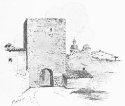 SALINILLAS DE BURADÓN Torre y puerta de las murallas.