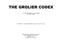 The Grolier Codex
