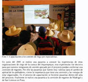 Proceso de formación de la comisión de regantes del Alto Llaucano, Cajamarca
